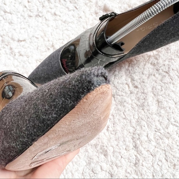 Via Spiga Black and Gray Heels - Picture 8 of 10